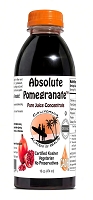 Absolute Pomegranate Juice Made from Organic 5:1 Concentrate 16 oz 